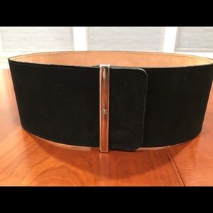 Alexander MCQueen Suede Black Belt